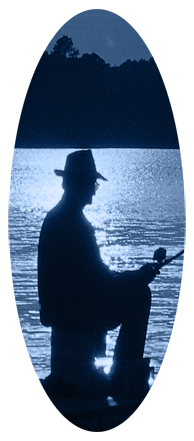 Gone Fishing (Dock) Blue